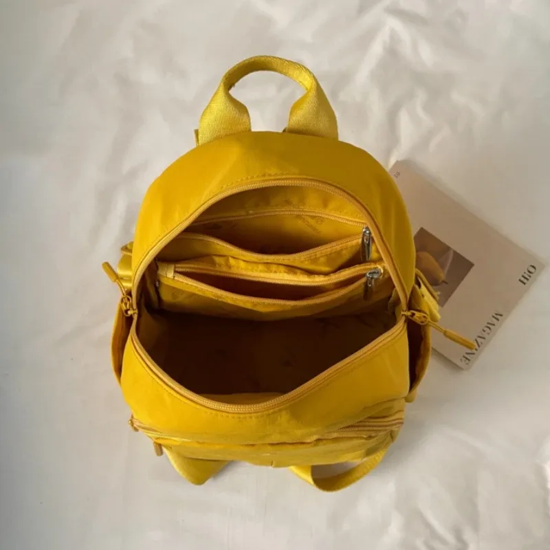 nouveau mini sac à dos en nylon léger et respirant pour femme, idéal pour les trajets quotidiens, sac à dos décontracté grande capacité pour étudiante