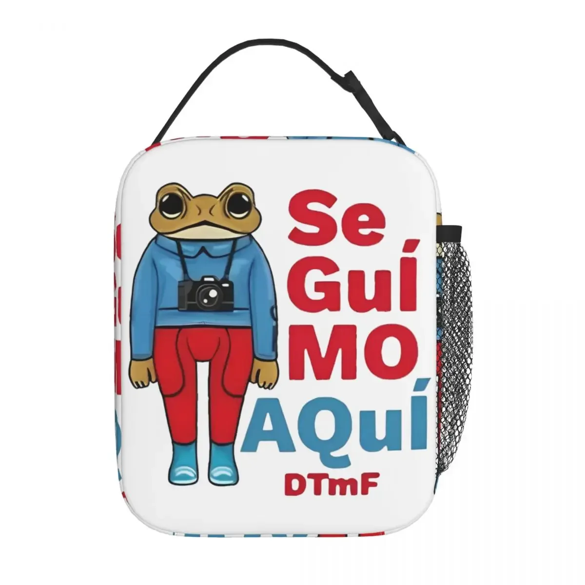 sac fourre-tout isotherme pour l'école, bad bunny dtressing debi tirar mas fotos, récipient alimentaire portable, glacière thermique, boîtes à lunch