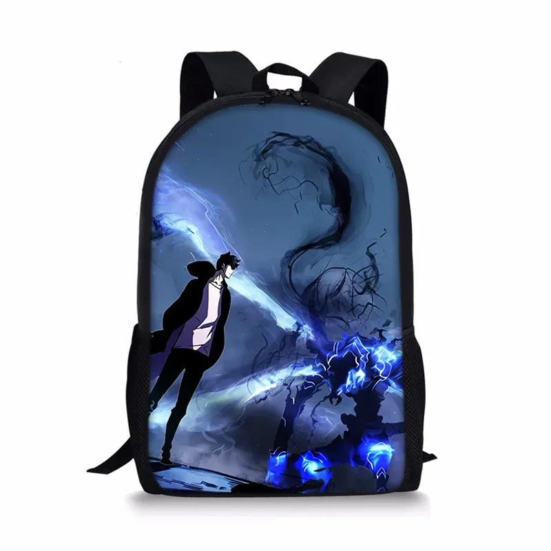 j'ai mis à niveau du sac à dos solo leveling seul, sac à dos universel imprimé pour écoliers et enfants