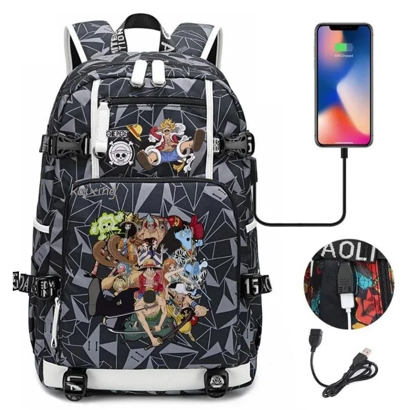 sac à dos brave one piece imprimé, sac à dos camouflage, sac à dos de grande capacité, sac de voyage, sacs d'école décontractés pour adolescents, pour cadeau