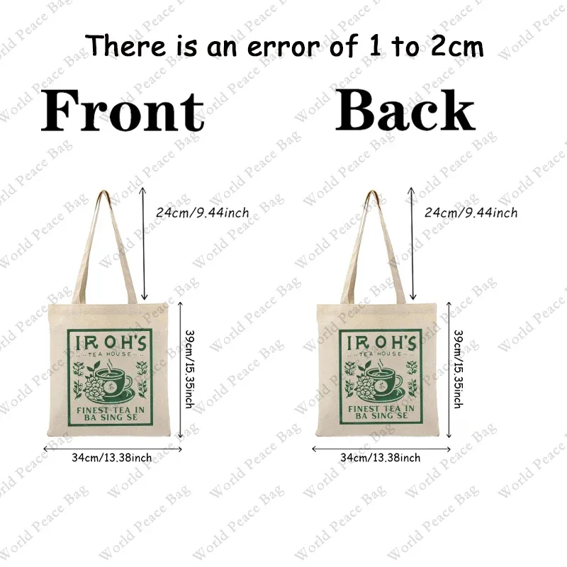 1 sac fourre-tout Avatar le dernier maître de l'air, sac fourre-tout Atla, cadeau Atla, thé au jasmin et au dragon, meilleur cadeau pour elle