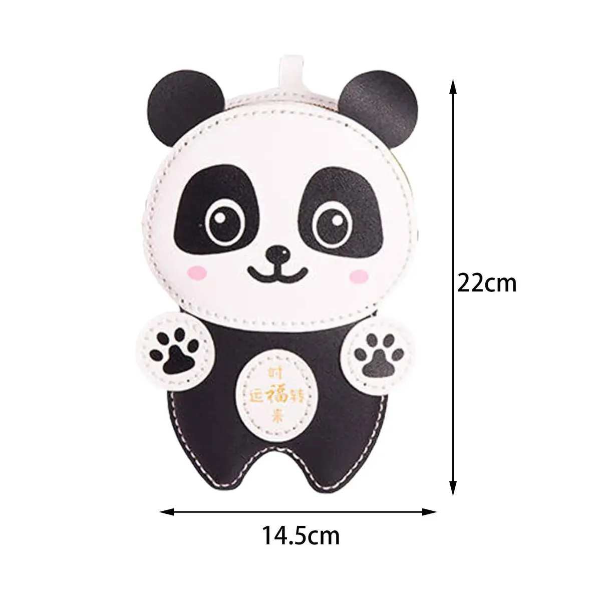 kit de matériel de fabrication de sacs, bricolage, panda de dessin animé en cuir pu, tricot à la main, artisanat, sac à bandoulière pour débutants, adultes, enfants et filles