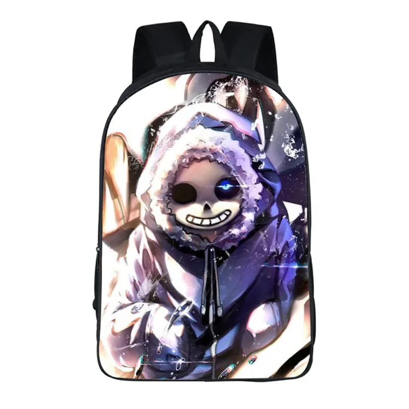 undertale dessin animé sac à dos sac d'école 40 cm/15.7 pouces sac à dos livre sacs ordinateur sac à dos pour garçon fille meilleur cadeau