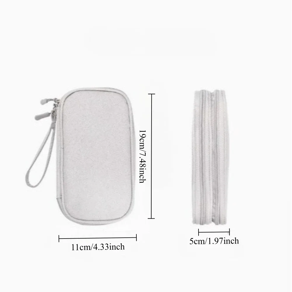 sac de rangement de voyage, pochette multi-poches, idéal pour les articles de toilette, les accessoires cosmétiques et les câbles électroniques