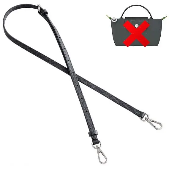 sangle de sac à bandoulière de remplacement en cuir pour mini sac longchamp, sangle d'épaule sans poinçonnage, accessoires de sac de modification