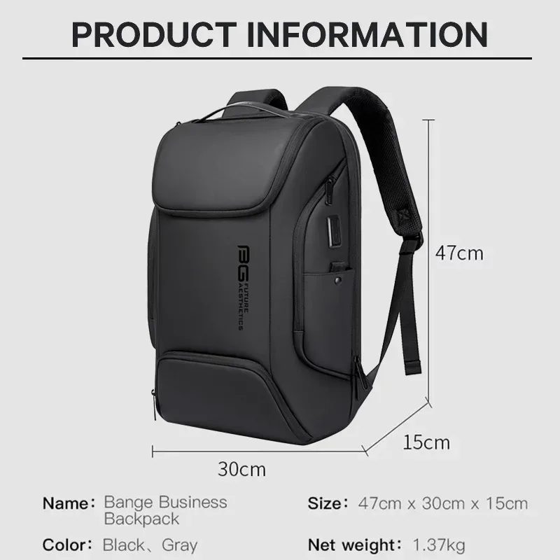 bange nouveauté sacs à dos pour ordinateur portable multifonctionnel avec étanche grande capacité travail quotidien sac à dos d'affaires sac à dos mochila