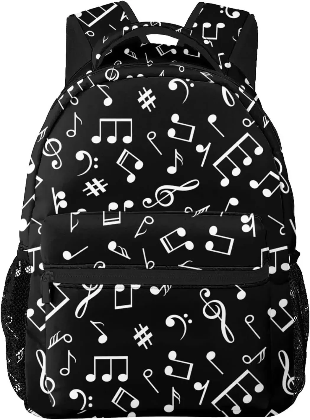 sac à dos de notes de musique pour hommes et femmes, sac à dos de piano, sac à dos d'ordinateur, sac à livres de voyage, sac à dos de camping, sac à dos de randonnée, sac à dos à la mode