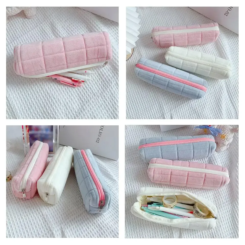 étuis à crayons cosmétiques-sac d'oreiller mignon de style japonais pochette cosmétique multifonctionnelle, sac de rangement de stylos sacs à main de maquillage pour femmes