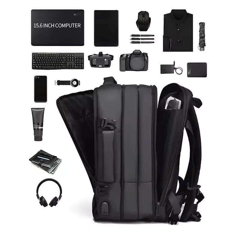 weixier 16 pouces grande capacité hommes haut de gamme sac à dos ordinateur sac haut de gamme sac d'affaires extensible sac à dos sorcière usb