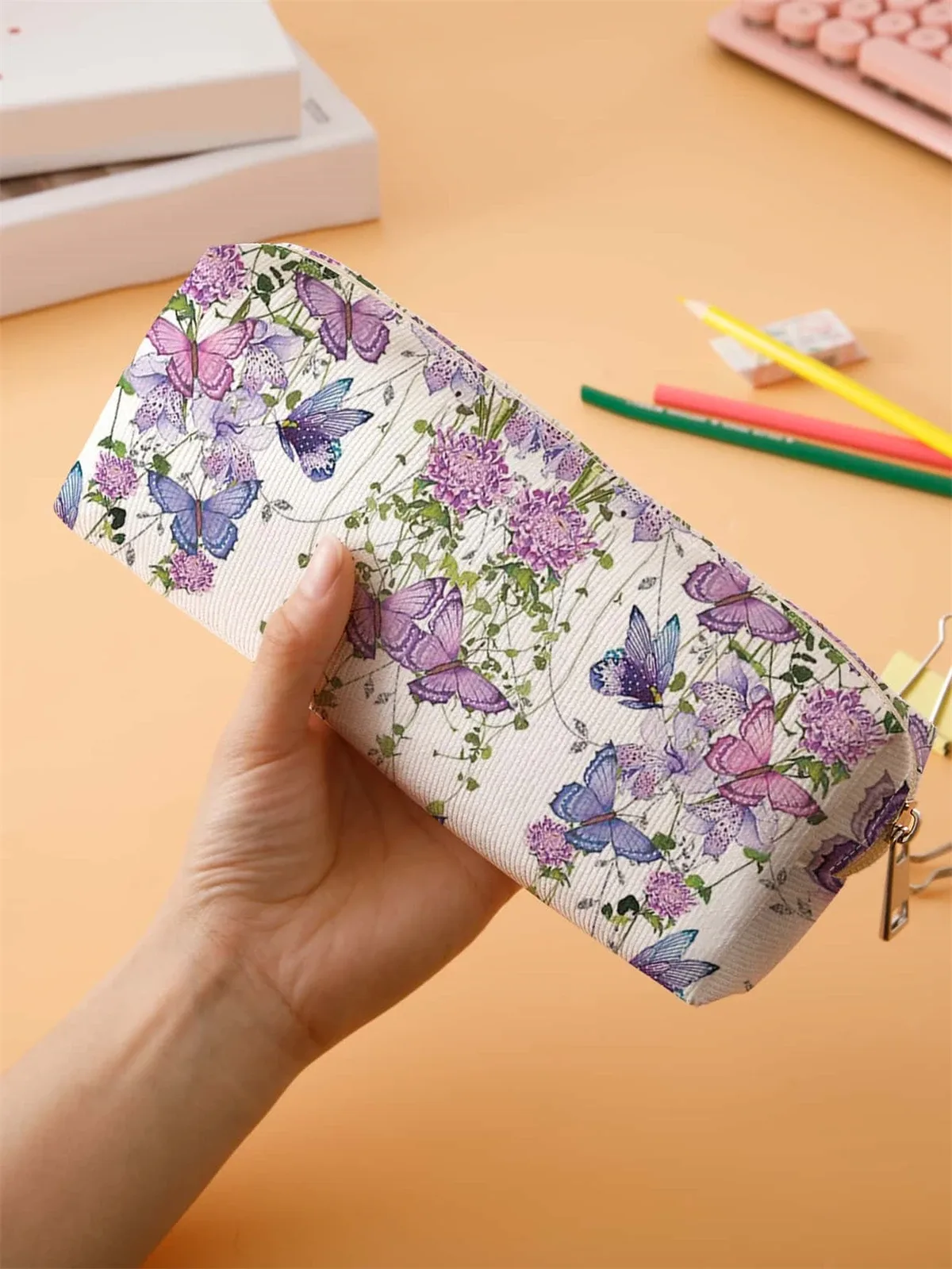 Petite trousse à crayons, trousse à crayons de grande capacité, sac de rangement de papeterie multifonctionnel, fournitures d'organisation scolaire pour étudiants
