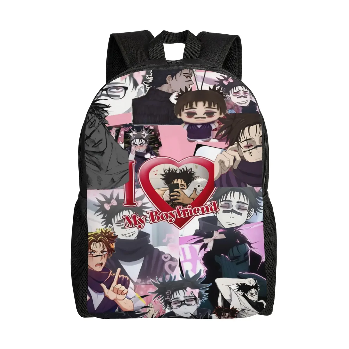 sac à dos choso pour hommes et femmes, sac à dos cool pour le lycée, le travail, le quotidien, sacs en toile kaisens anime pour l'université, durables