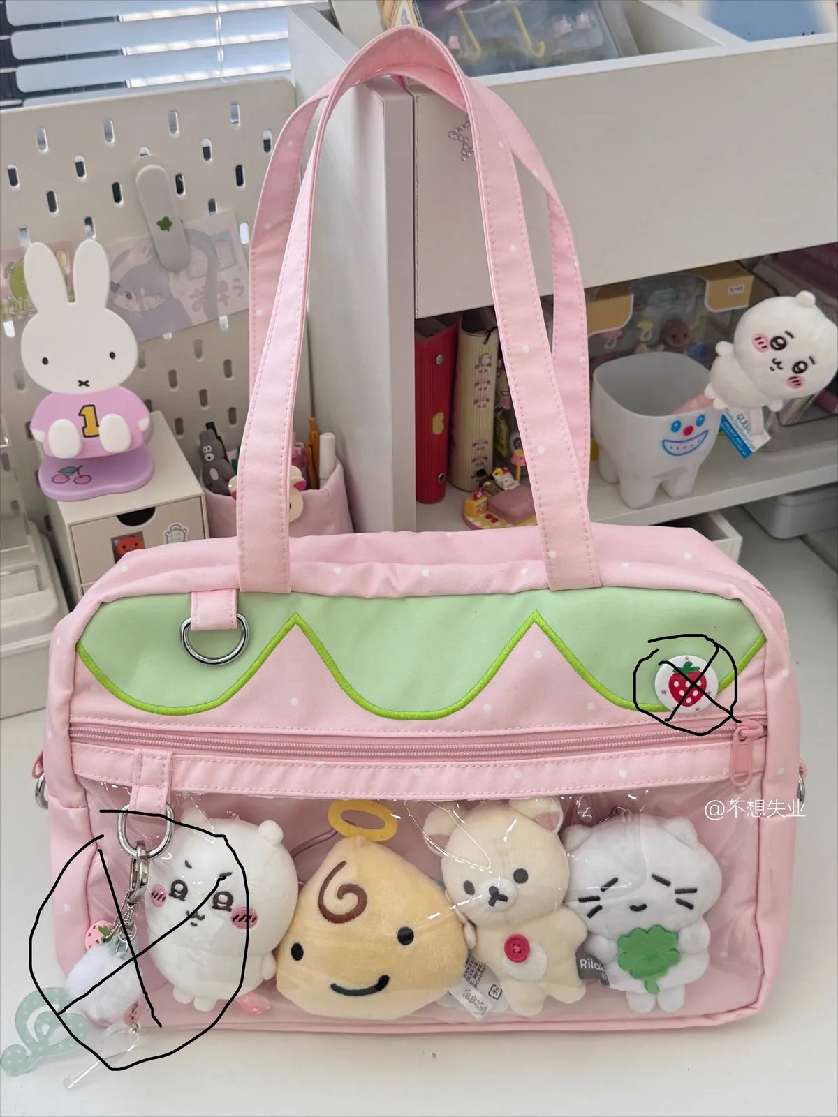 uniforme de fraise original itabag japonais mignon style preppy kawaii jk sac à bandoulière quotidien banlieue sacs à bandoulière pour les femmes