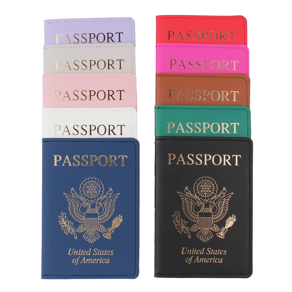 Porte-passeport pour les essentiels de voyage, étui de protection pour passeport, porte-cartes pour femmes et hommes