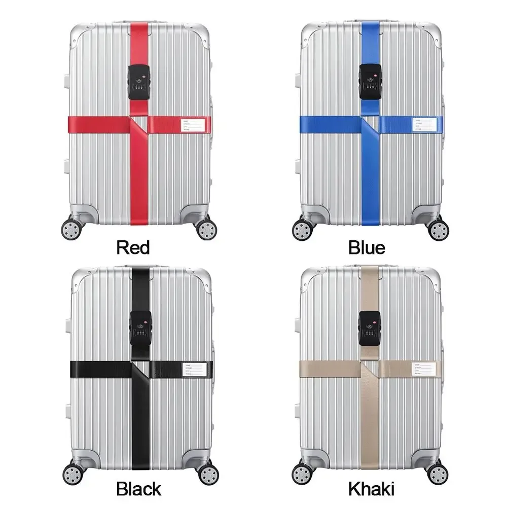 tsa mot de passe douane serrure bagages ceinture croisée réglable valise de voyage bande bagages valise corde sangles accessoires de voyage