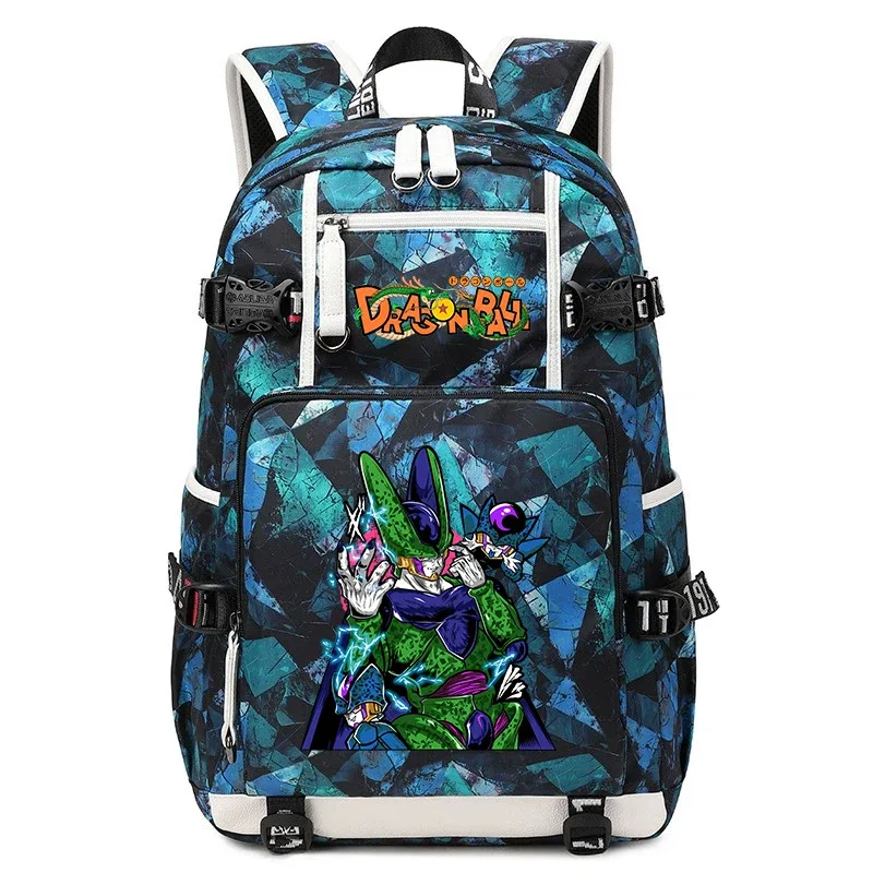 sac à dos d'école imprimé dragon ball z, sac à dos de voyage de grande capacité pour enfants et adolescents