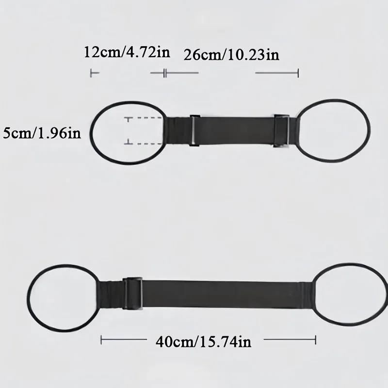 2 sangles de fixation pour bagages de voyage, sac à dos, valise, bande de fixation antivol réglable pour sac de transport