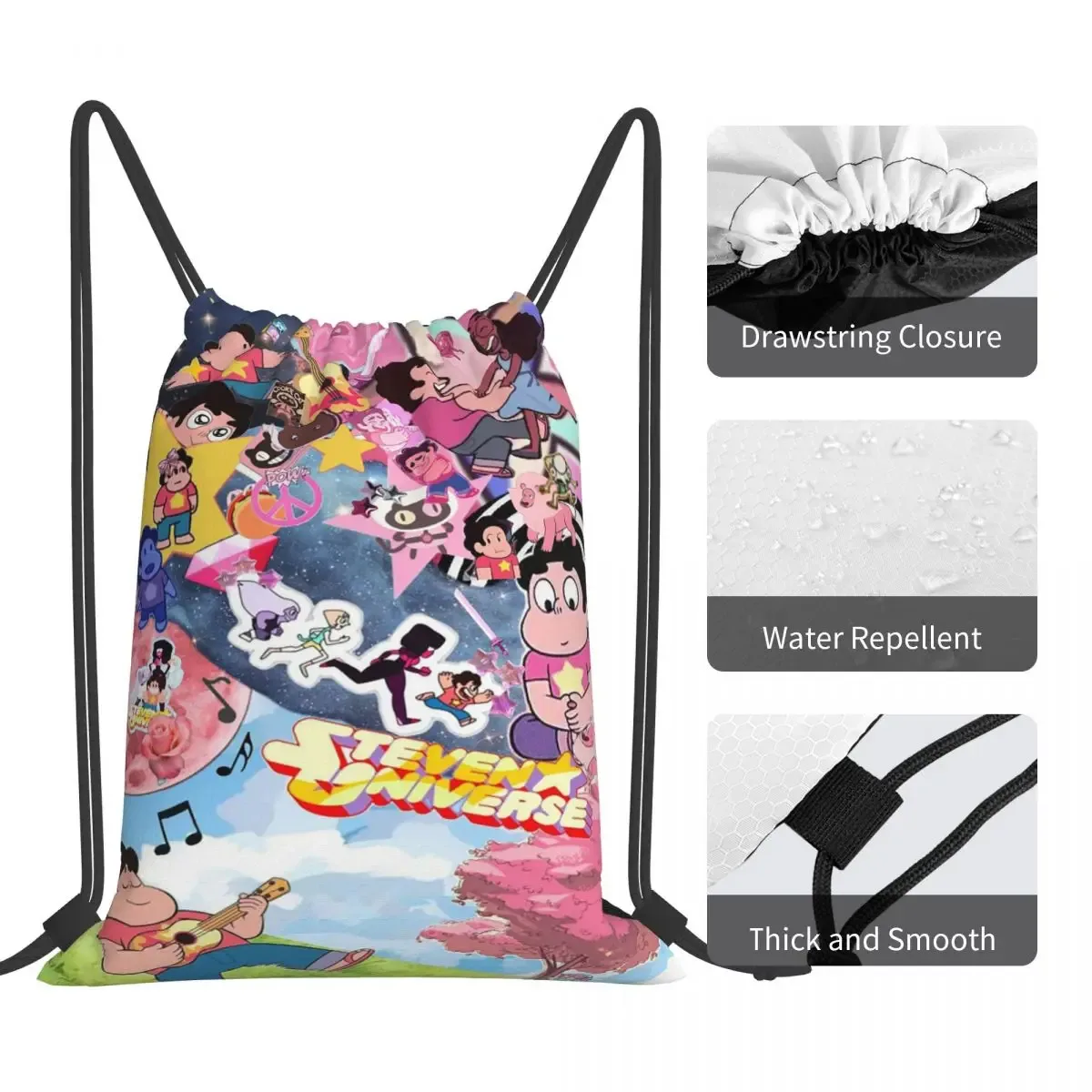 sacs à dos steven universe, sacs à cordon de serrage tendance, sacs de sport, sacs à livres pour étudiants en voyage