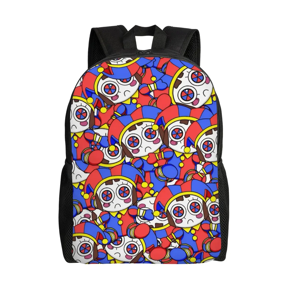 sac à dos jax cartoon digitals circus pour femmes, sac d'école classique pour étudiants, sac à dos pour ordinateur portable, sac à bandoulière de voyage pour enfants