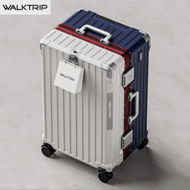 Valise de voyage de luxe, haute qualité, matériau PC épaissi, bagage à roulettes avec cadre en aluminium, serrure TSA, 20/24/26/28/30 pouces