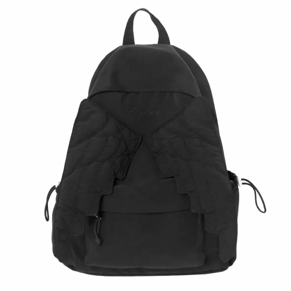 sac à dos en nylon uni style jk y2k, grande capacité, léger, pour étudiants, idéal comme cadeau