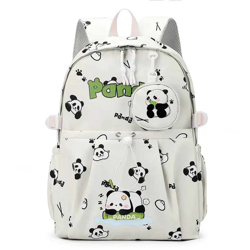 kawaii panda sac à dos étudiants sac d'école dessin animé bookbag ordinateur portable voyage sac à dos en plein air pour garçon fille cadeaux
