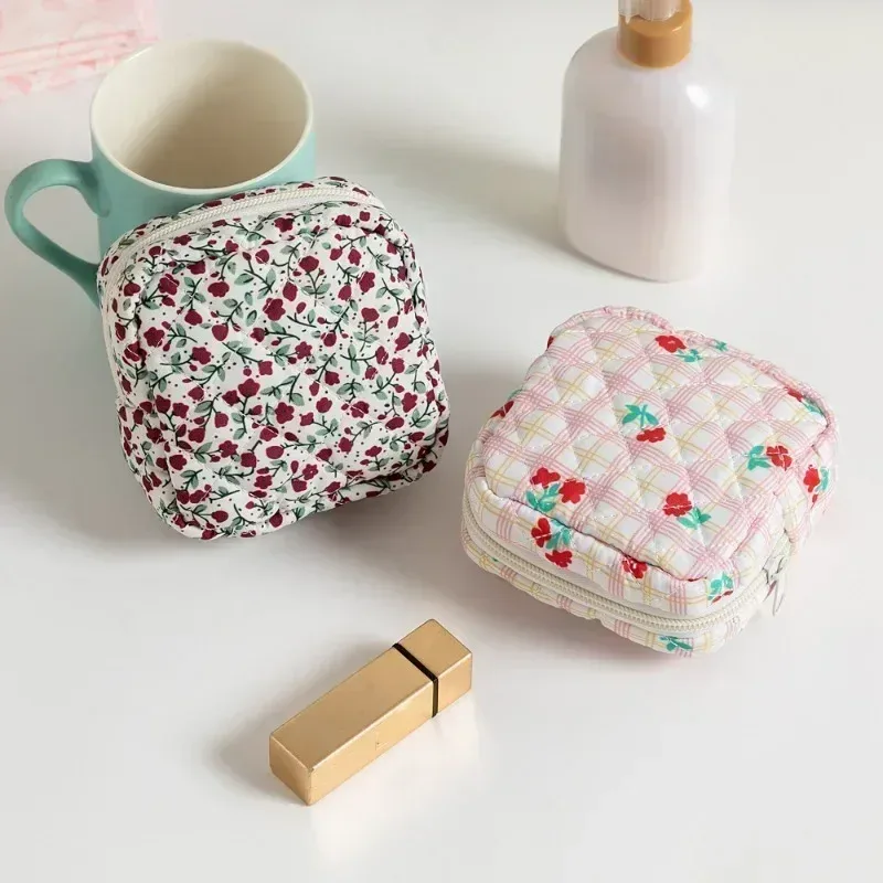 pochette de rangement pour serviettes hygiéniques, pochette menstruelle féminine, sac de rangement portable pour tampons, mini pochette de rangement pour maquillage et rouge à lèvres
