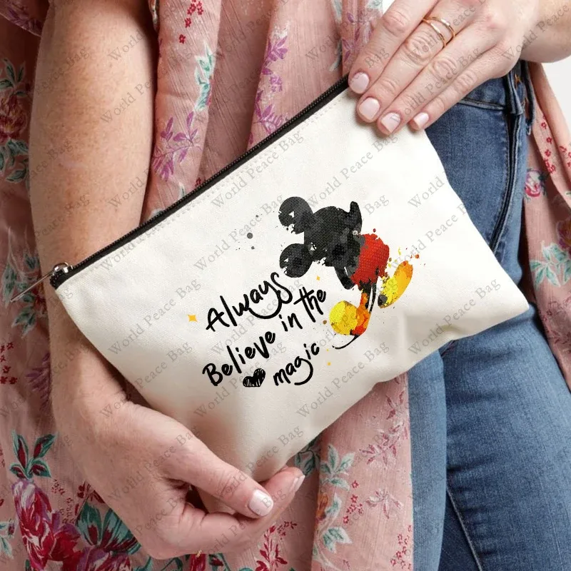 1pc sac de maquillage de dessin animé sac cosmétique pour les femmes, organisateur de maquillage de voyage mignon marchandise sac cosmétique de grande capacité pour les femmes g
