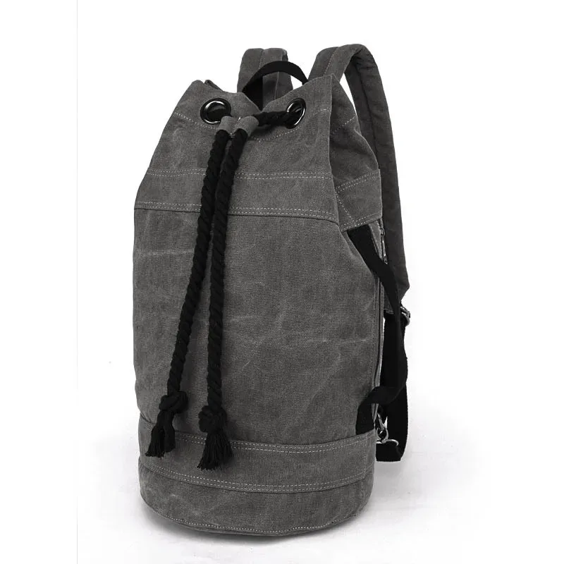 sac à dos scolaire de sport en toile de couleur unie, sac à dos antivol de loisirs pour hommes