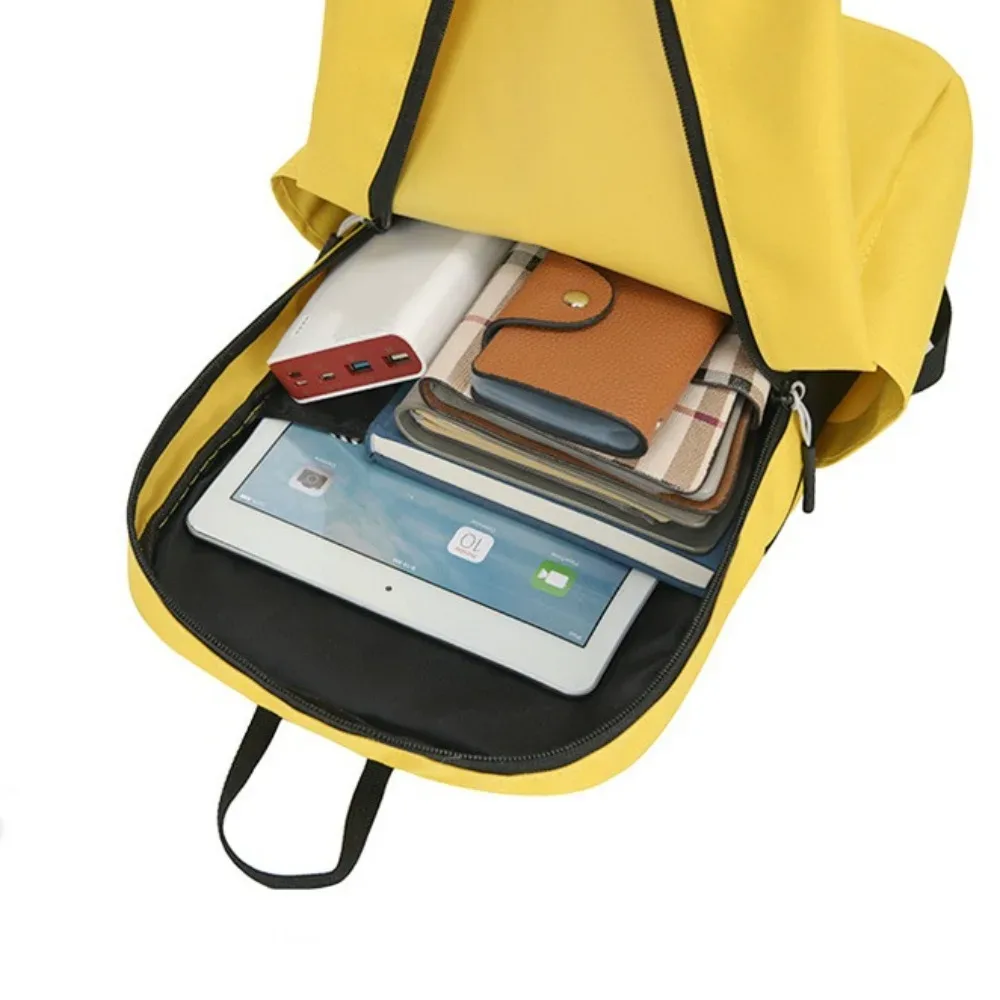 sac à dos portable de grande capacité, petit, solide, étanche, de voyage, avec plusieurs poches, unisexe, pour l'école