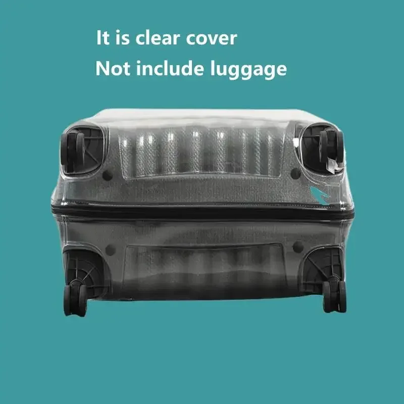 housse de bagage pour samsonite cs2, étui de protection pour valise, couvertures transparentes personnalisées, accessoires de voyage anti-poussière en pvc de haute qualité