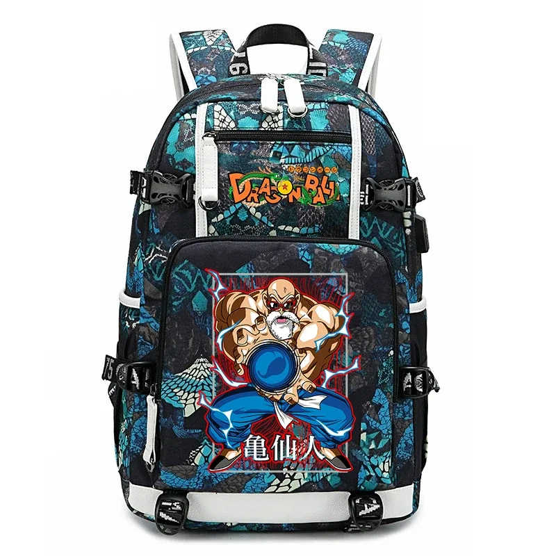 sac à dos pour étudiants avec imprimé dragon ball z, grande capacité, sac à dos décontracté pour enfants, adolescents, garçons et filles, pour l'école et les voyages