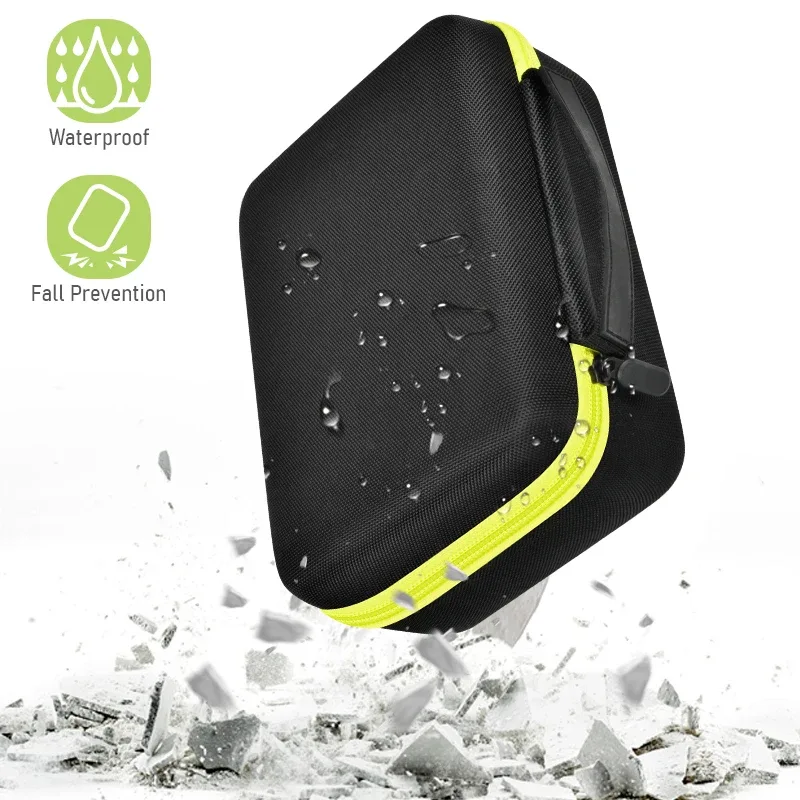 (soulement case) étui compatible avec brother p-touch ptd220 d210 pour la maison/le bureau, étiqueteuse quotidienne, support de rangement, organisateur de transport