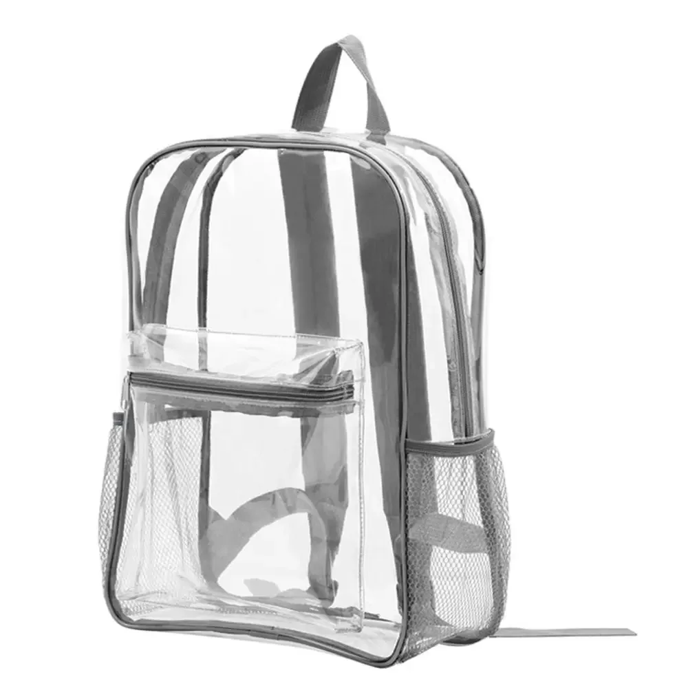 petit sac à dos transparent en pvc imperméable, sac de téléphone portable de plage d'été, sacs de rangement pour voyage et école