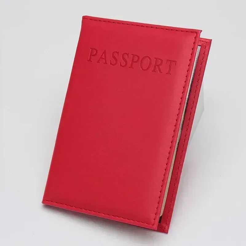 porte-passeport en cuir pu anglais de haute qualité, protège-documents, porte-passeport de voyage, porte-carte d'identité, accessoire de voyage