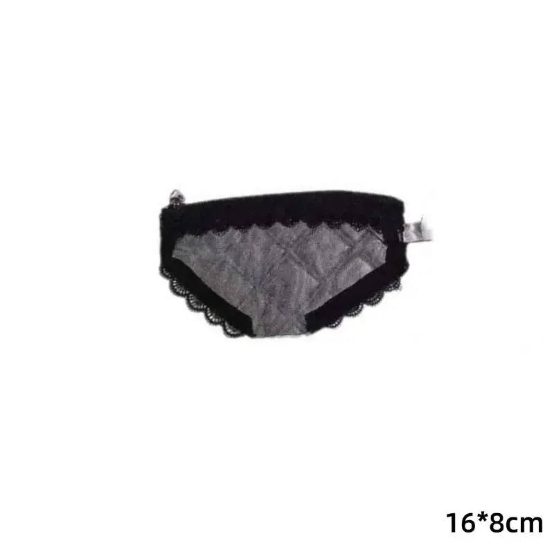 trousse de maquillage portable en dentelle et résille, format unique, avec fermeture éclair, pour cosmétiques, outils de beauté et articles de toilette, pochette de rangement ▪