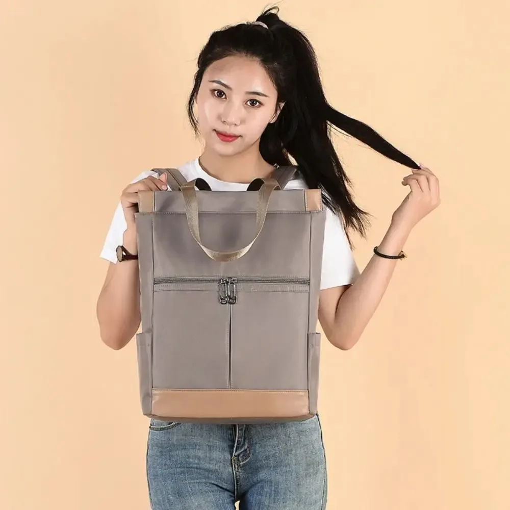 sac à dos oxford avec plusieurs compartiments pour femme, sac à dos pour ordinateur portable étanche, grande capacité, léger, nouveau