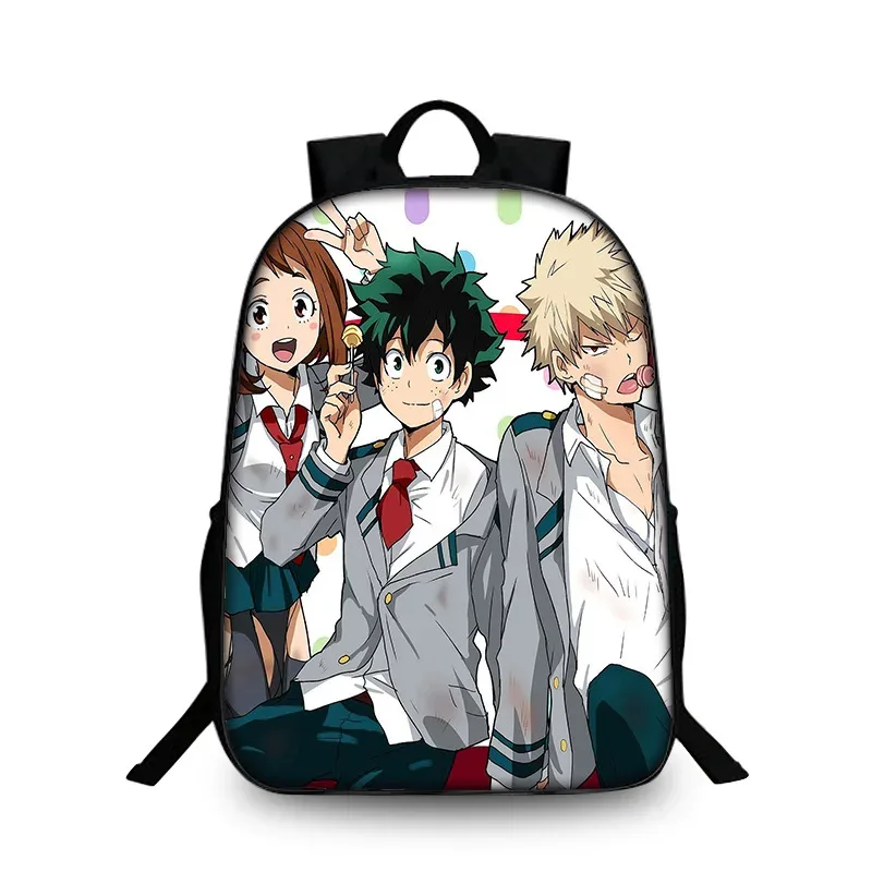 sac à dos my hero academy pour élèves du primaire et du secondaire