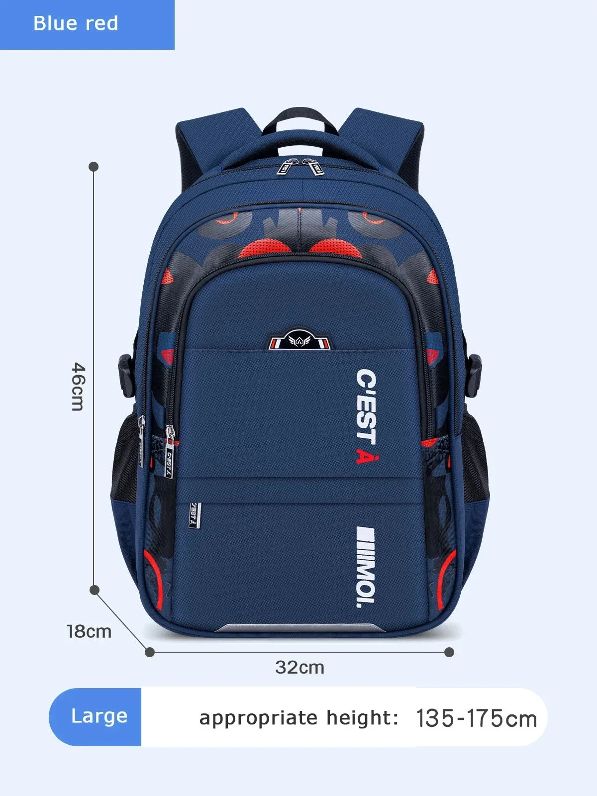 sac à dos d'école orth4wd pour adolescent fille et garçon, sacoche de livre pour enfant, nouvelle mode