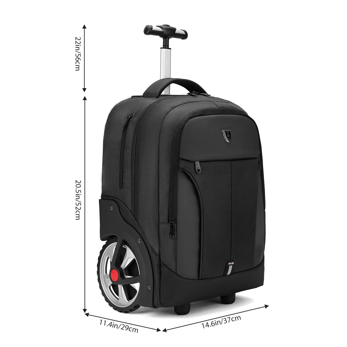 sac à dos à bagages roulants de 20 pouces avec roulettes, valises de voyage, sacs à roulettes de grande capacité, sac à dos multifonctionnel pour ordinateur portable