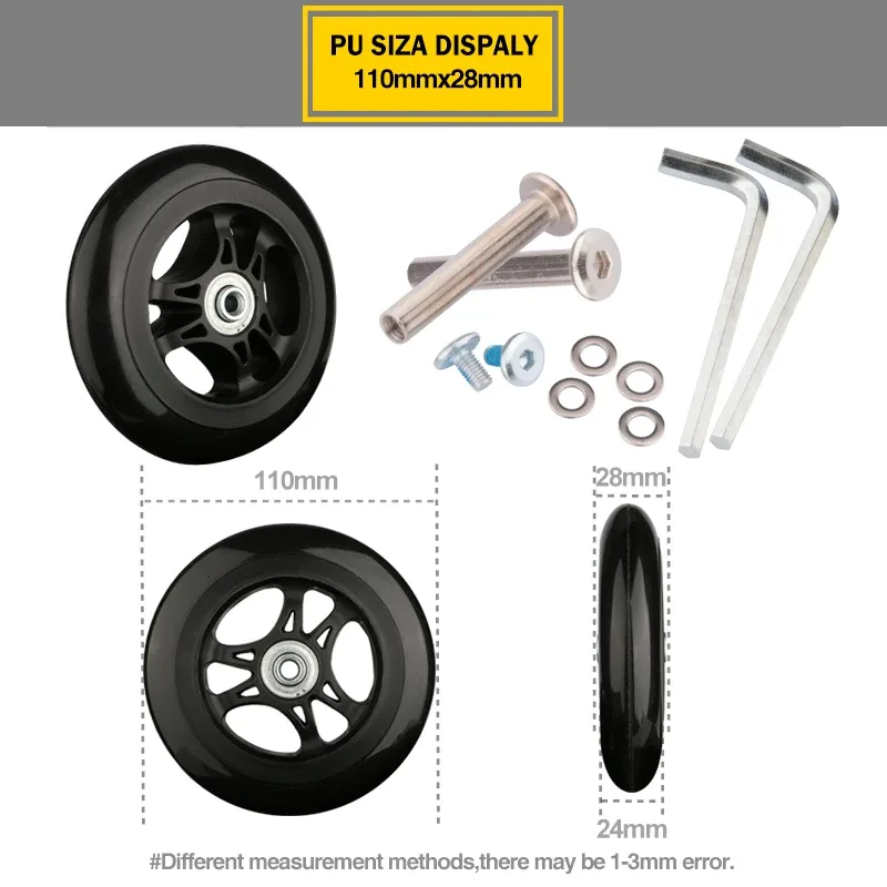 roues de valise 1 paire d'axes de remplacement pour valises roues de rechange de luxe outil de réparation de luxe roulettes