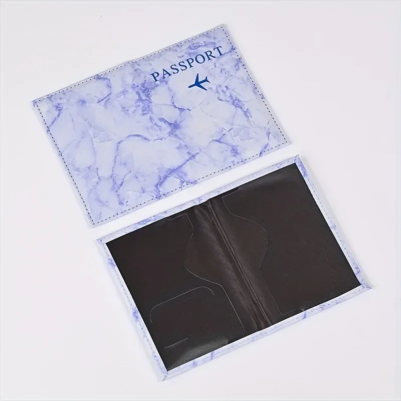 housse de passeport personnalisée en pu avec motif, sac de voyage unisexe, joli cadeau pour les étudiants, vacances en plein air