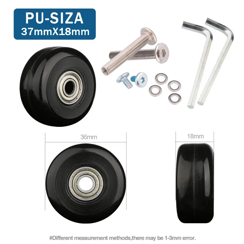 valise de remplacement universelle, accessoires de roue pratiques, roue d'avion, roue silencieuse, entretien et entretien des chocs