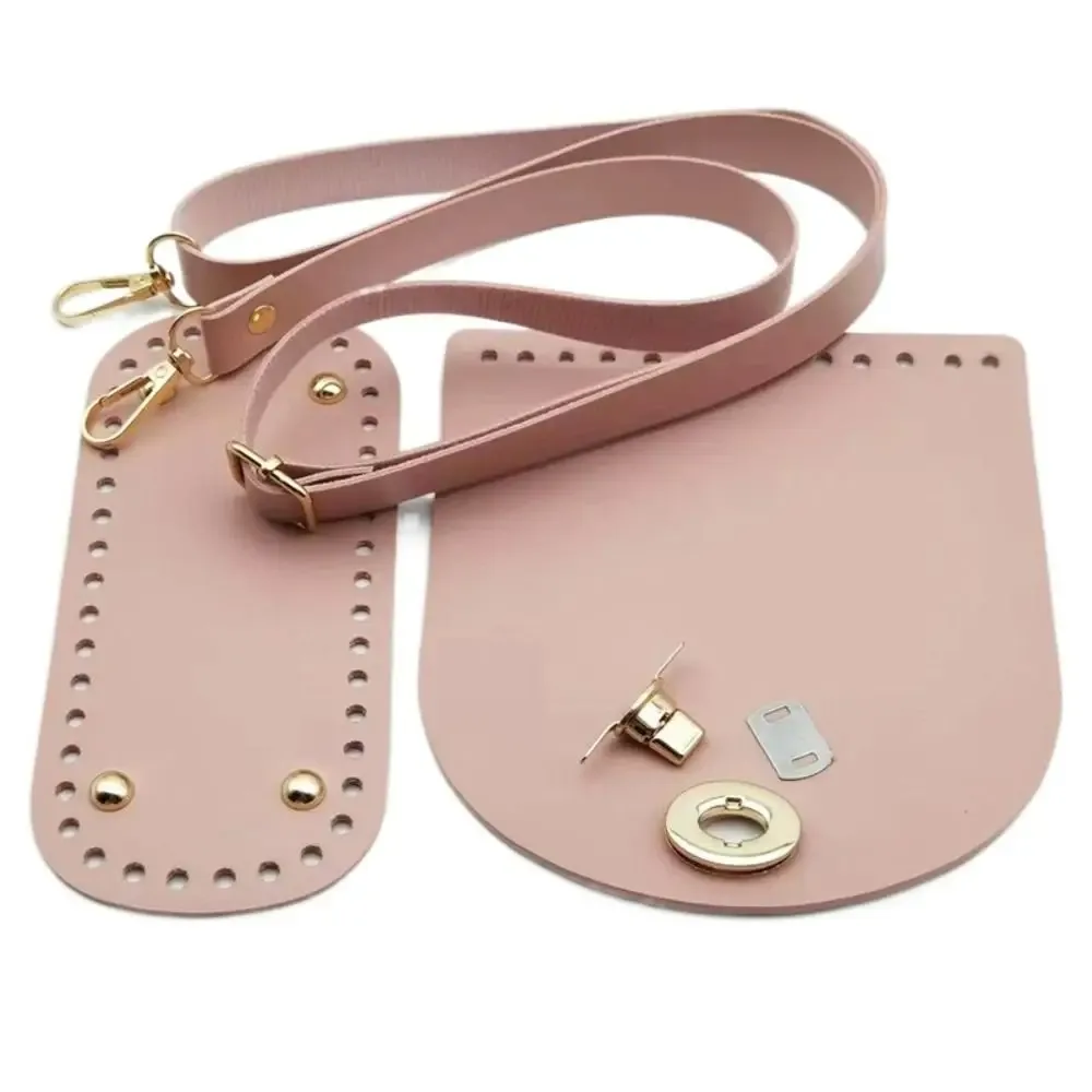 lot de 3 sangles de sac à bandoulière en cuir de couleur unie, fond en pu, accessoires de sac faits main diy, sangle de remplacement en cuir pour sac diy, pour fille