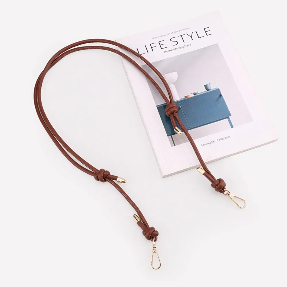 sangle de sac à bandoulière en cuir pu, longueur réglable, couleur unie, sangle de remplacement légère pour sac à main