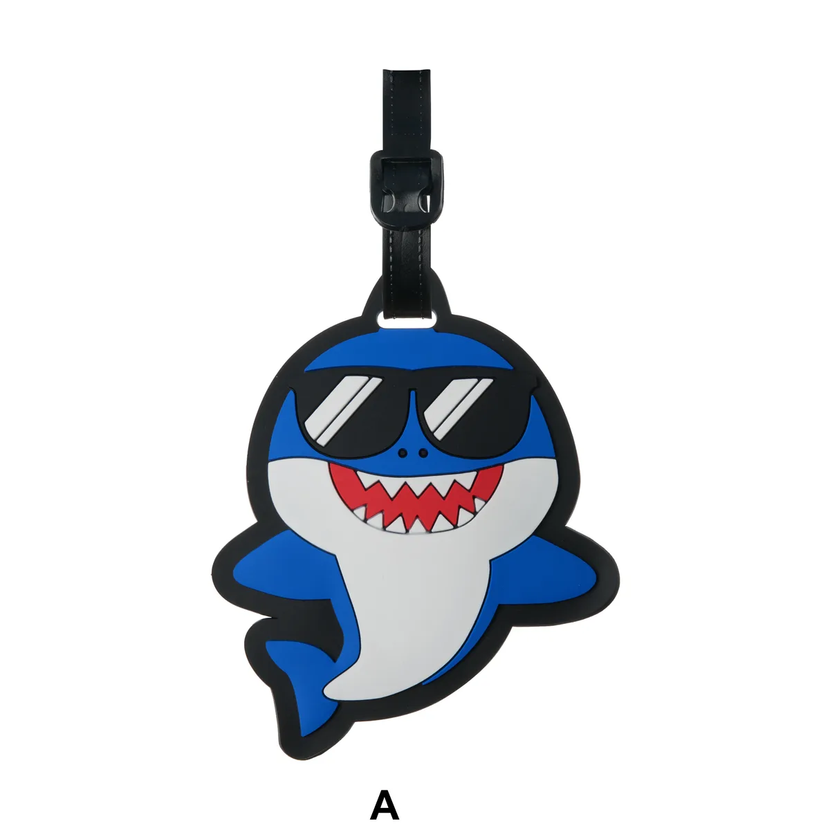 étiquette de bagage en caoutchouc souple à motif de dessin animé avec design tridimensionnel, un accessoire de voyage essentiel pour les voyages, les déplacements professionnels et les étudiants