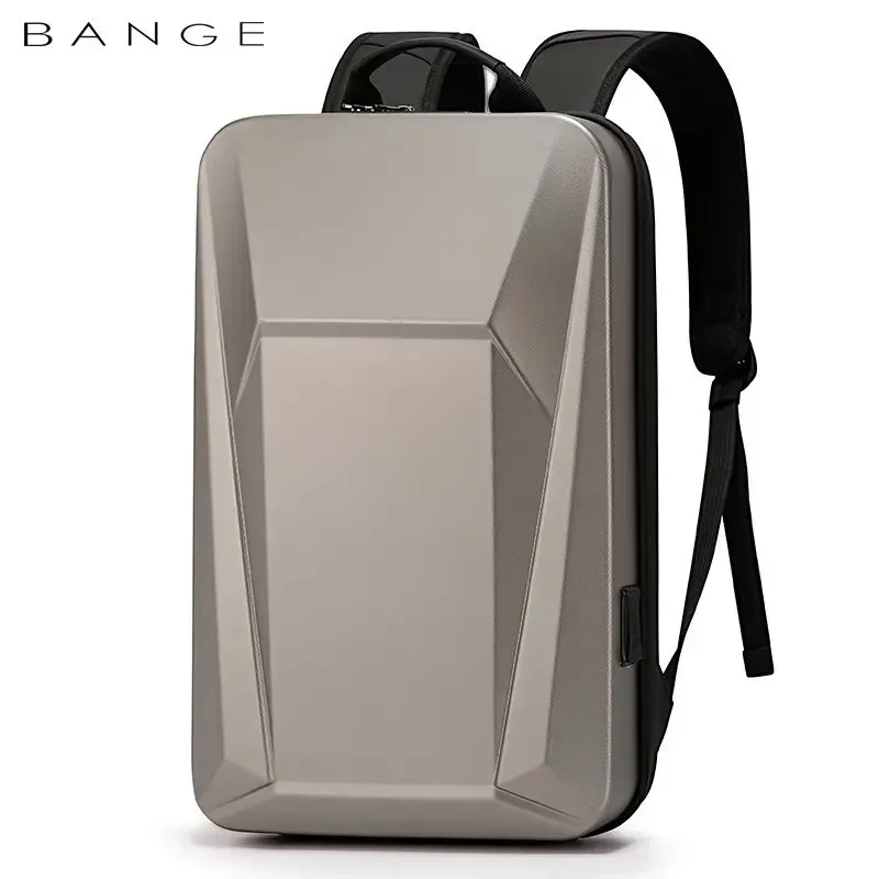 bange sac à dos multifonction série coque dure hommes anti-vol étanche ordinateur portable mâle sac à dos mot de passe d'affaires