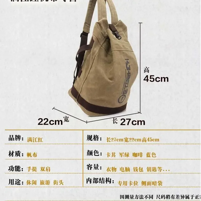 loisirs toile sac à dos grand gentleman sac à dos homme mode sacs de voyage décontractés sacs à dos de haute qualité mochila hombre 가