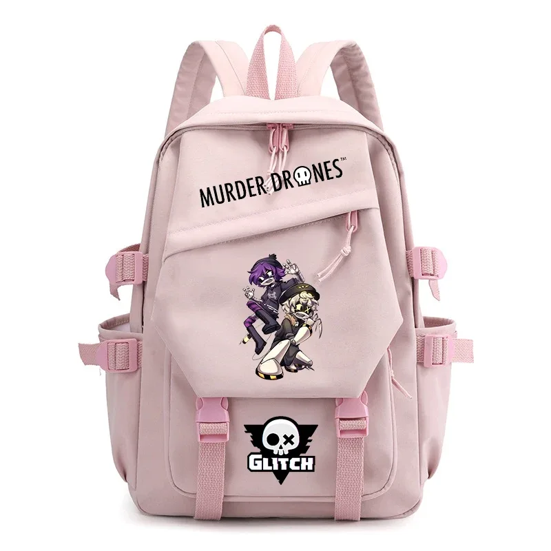 anime meurtre drones sac à dos teenarge ordinateur portable sacs de plein air cartable hommes femmes casual voyage sacs à dos étudiants école mochila