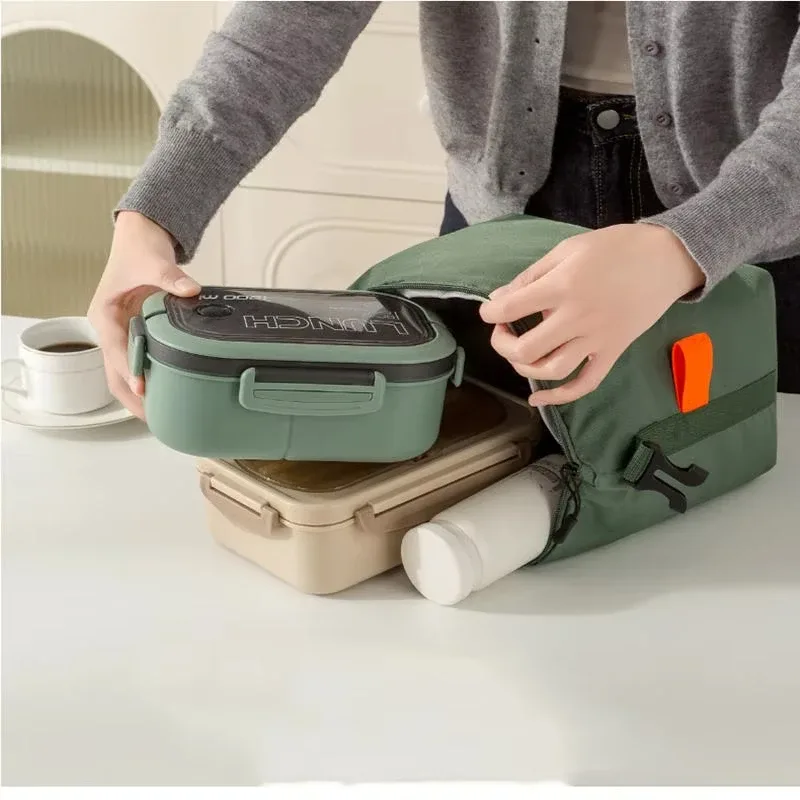 sac isotherme pour déjeuner, sac repas bento isolant en feuille d'aluminium, sac à riz, sac repas portable, sac glacière, sac de rangement alimentaire pour dîner et pique-nique