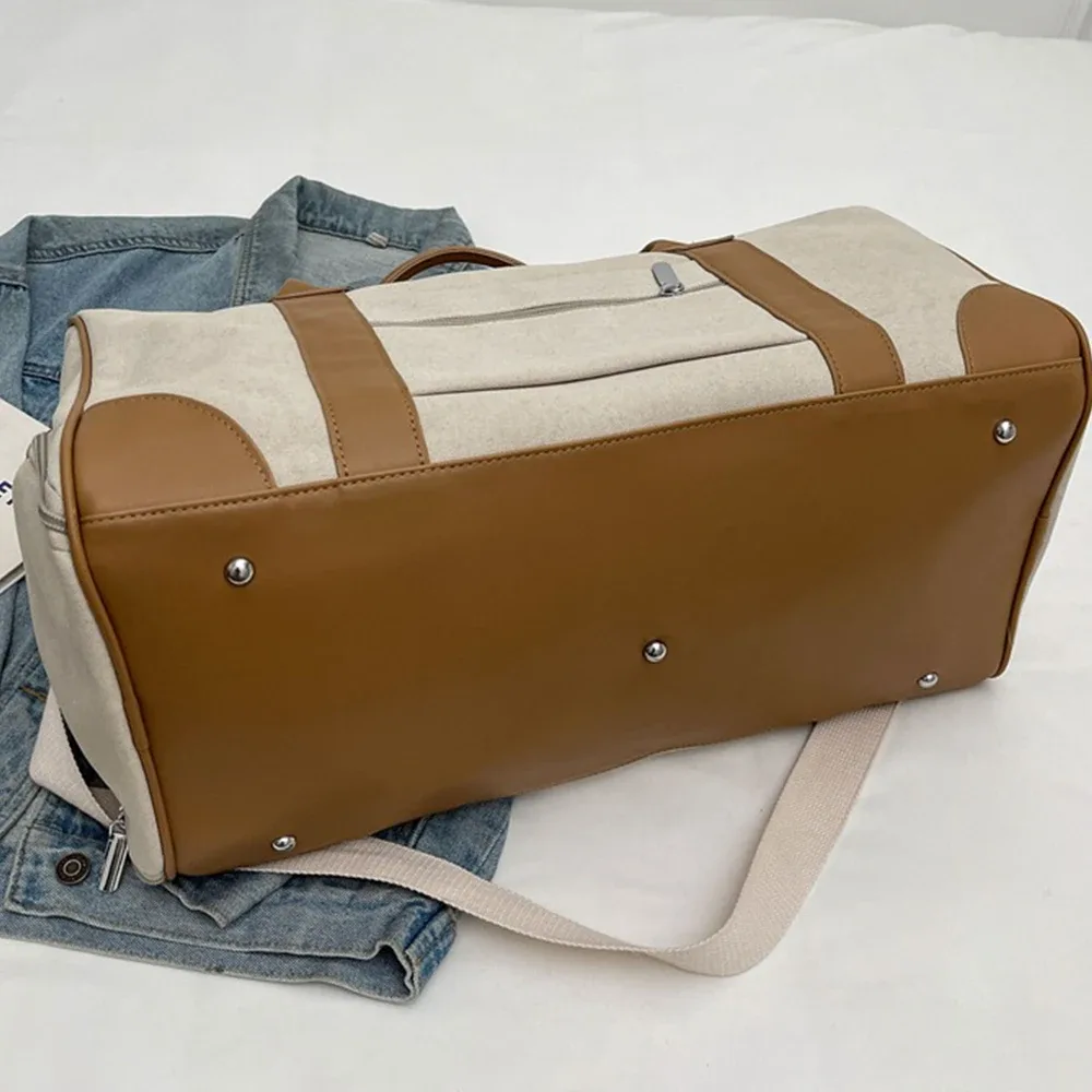 sac de voyage en toile, sac de sport pour week-end, sac de voyage pour homme et femme, multi-poches